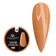Global Fashion Гель-краска повышенной плотности Solid color gel №19 5 гр