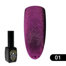Global Fashion Гель-лак 24D 2020 Cat eyes кошачий глаз №01 8 мл