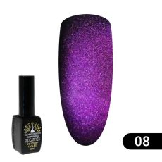 Global Fashion Гель-лак 24D 2020 Cat eyes кошачий глаз №08 8 мл