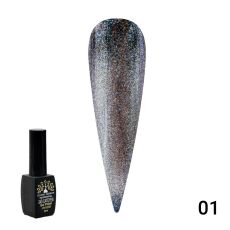 Global Fashion Гель-лак 24D Wild Cat eyes кошачий глаз №01 8 мл