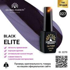 Global Fashion Гель-лак Black Elite №027 8 мл