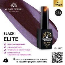 Global Fashion Гель-лак Black Elite №034 8 мл