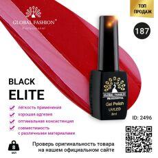 Global Fashion Гель-лак Black Elite №187 8 мл