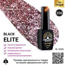 Global Fashion Гель-лак Black Elite №206 8 мл