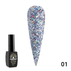 Global Fashion Гель-лак Diamond Ball №01 8 мл