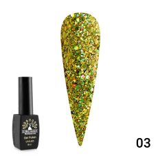 Global Fashion Гель-лак Diamond Ball №03 8 мл