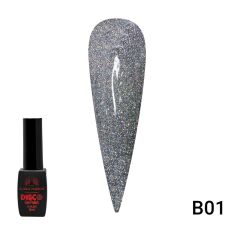 Global Fashion Гель-лак Disco светоотражающий №B01 8 мл
