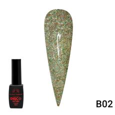 Global Fashion Гель-лак Disco светоотражающий №B02 8 мл
