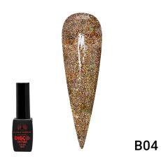 Global Fashion Гель-лак Disco светоотражающий №B04 8 мл