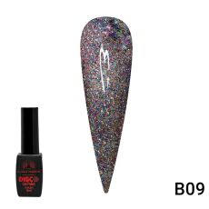 Global Fashion Гель-лак Disco светоотражающий №B09 8 мл