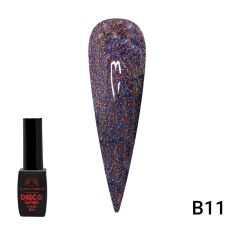 Global Fashion Гель-лак Disco светоотражающий №B11 8 мл