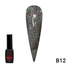 Global Fashion Гель-лак Disco светоотражающий №B12 8 мл