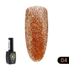 Global Fashion Гель-лак Gold №04 8 мл