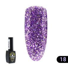 Global Fashion Гель-лак Gold №18 8 мл