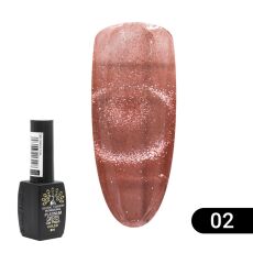 Global Fashion Гель-лак Platinum Cat eyes кошачий глаз №02 8 мл