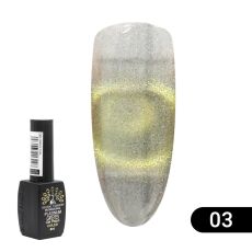 Global Fashion Гель-лак Platinum Cat eyes кошачий глаз №03 8 мл