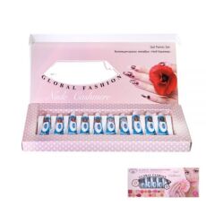 Global Fashion Набор гелевых красок 10 шт Nude