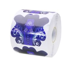 Global Fashion Формы одноразовые для наращивания стилет 300 шт синие