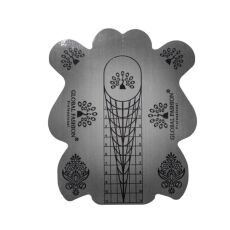 Global Fashion Формы одноразовые для наращивания стилет серые 300 шт