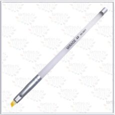 Mirage Кисть для геля скошенная №4 прозрачная ручка