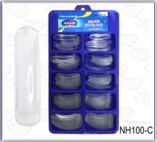 Mirage Типсы 100 шт Long прозрачные