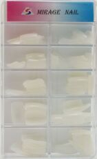 Mirage Типсы 100 шт бесконтактные натуральные ЕN