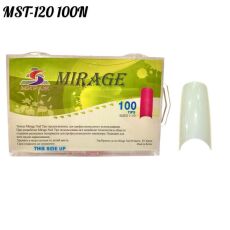 Mirage Типсы 100 шт бесконтактные MST-120 натуральные