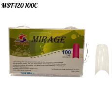 Mirage Типсы 100 шт бесконтактные MST-120 прозрачные