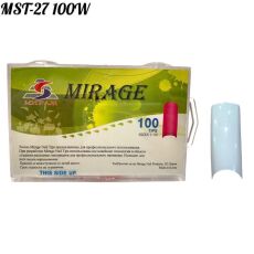 Mirage Типсы 100 шт бесконтактные MST-27 белые