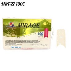 Mirage Типсы 100 шт бесконтактные MST-27 прозрачные
