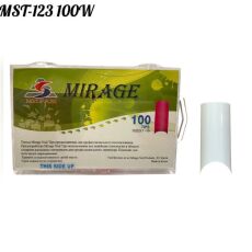 Mirage Типсы 100 шт бесконтактные трубы MST-123 белые