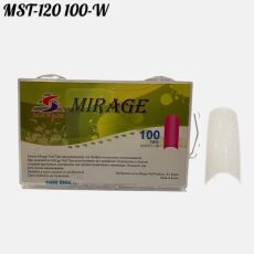Mirage Типсы 100 шт бесконтактные MST-120 белые