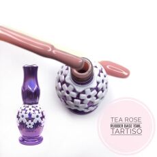 Tartiso База камуфлирующая RUBBER BASE TEA ROSE 15 мл
