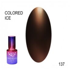 Tartiso Гель-лак витражный Colored Ice №137 10 мл BROWN