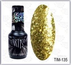Tartiso Гель-лак At All Time №135 15 мл Splinters Gold
