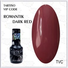 Tartiso Гель-лак VIP CODE Romantik Dark Red 15 мл