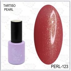 Tartiso Гель-лак жемчужный PEARL №123 10 мл