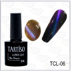 Tartiso Гель-лак кошачий глаз LUREX CAT №06 8 мл