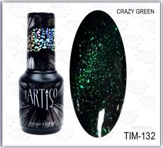 Tartiso Гель-лак кошачий глаз Time CRAZY GREEN 15 мл