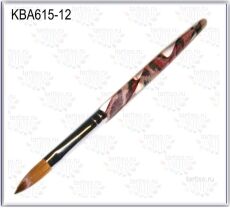 Tartiso Кисть для акрила Oval №12 Kolinsky Hair