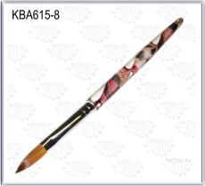 Tartiso Кисть для акрила Oval №8 Kolinsky Hair