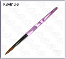 Tartiso Кисть для акрила Round №6 Kolinsky Hair