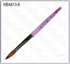 Tartiso Кисть для акрила Round №8 Kolinsky Hair