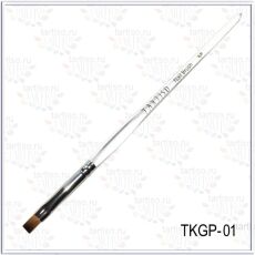 Tartiso Кисть для геля №6 прямая прозрачная ручка