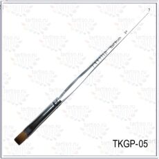 Tartiso Кисть для геля №8 прямая прозрачная ручка