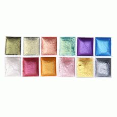 Акварель с шиммером №04 Shimmer Solid Watercolor Galaxy 12 цветов
