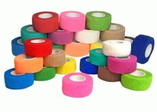 Бандаж защитная лента для пальцев мастера узкий 001 оранжевый