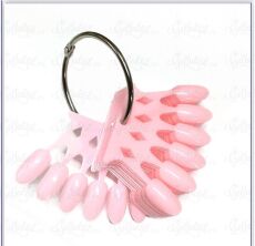 Демонстрационная палитра 60 шт корона розовые на кольце