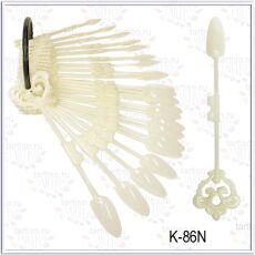 Демонстрационная палитра 24 шт натуральный овал на кольце