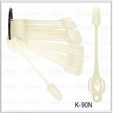 Демонстрационная палитра 24 шт натуральный скво на кольце